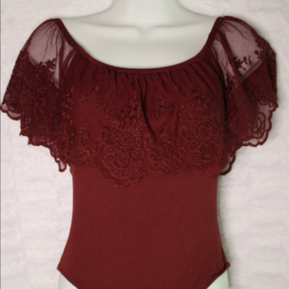 Off the shoulder body suit
